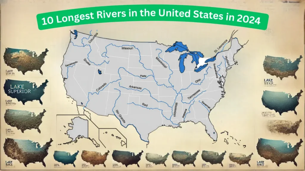 10 Longest Rivers in the United States in 2024