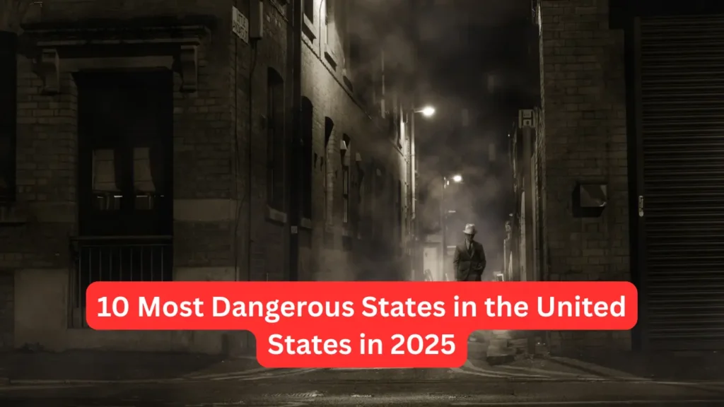 10 Most Dangerous States in the United States in 2025