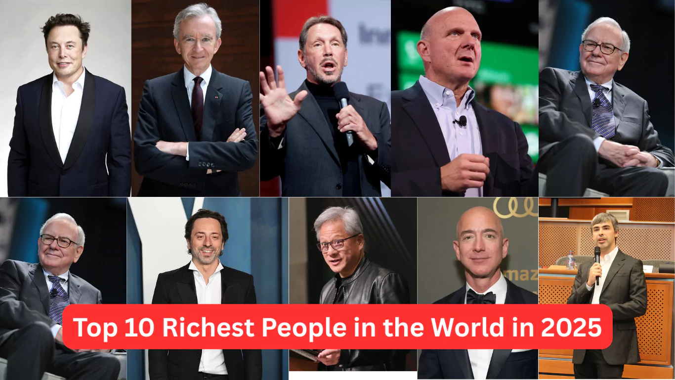 Top 10 Richest People in the World in 2025
