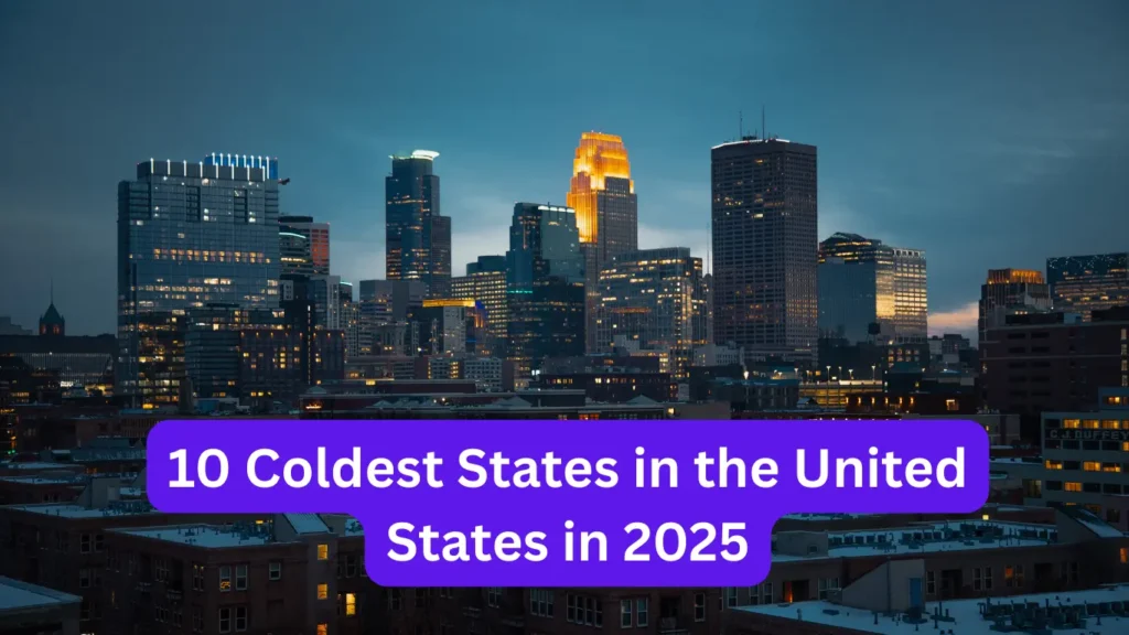 10 Coldest States in the United States in 2025