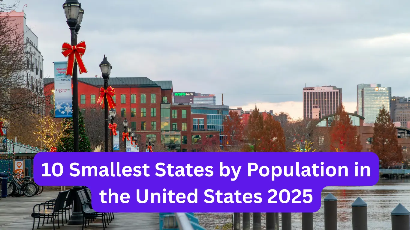 10 Smallest States by Population in the United States 2025