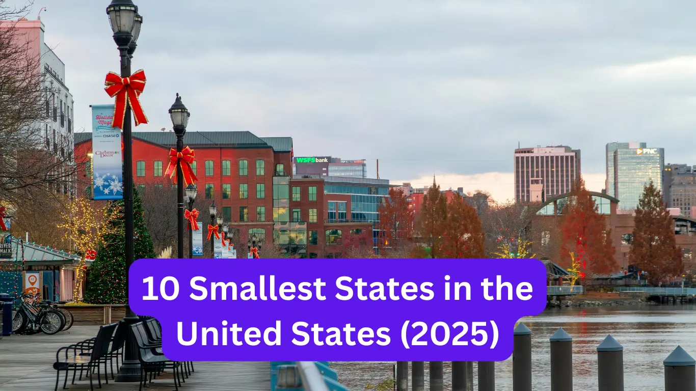 10 Smallest States in the United States (2025) 